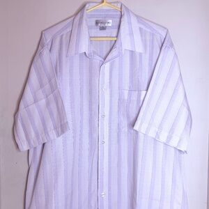 Buono Uomo Men’s Short Sleeve Dress Shirt Size XL